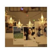 10 lu 2 metre yıldız mandal led ışık