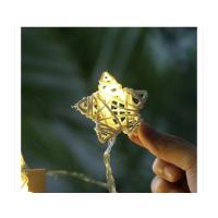 10 lu rattan yıldız led ışık dizesi 