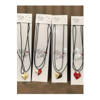 2li Mıknatıslı Kalp Sevgili Kolye 9lu