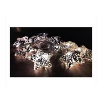 3 d gri yıldız led ışım dizezi 10 lu 2 metre 