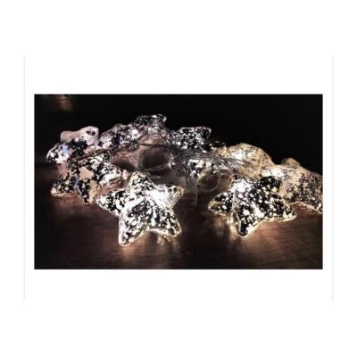 3 d gri yıldız led ışım dizezi 10 lu 2 metre 