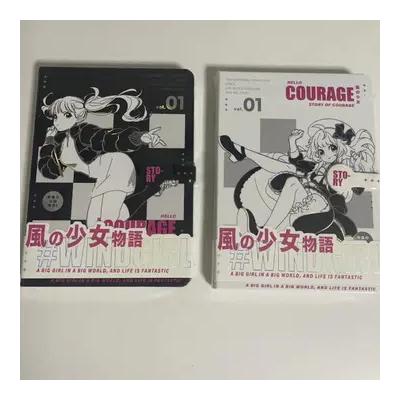 Anime siyah beyaz defter