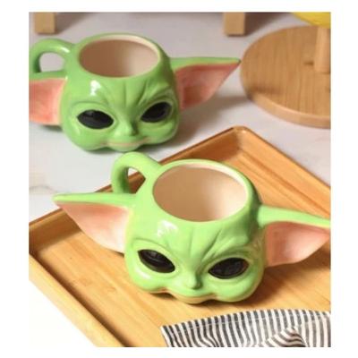 Baby yoda mug