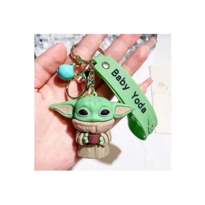 Baby yoda silikon anahtarlık