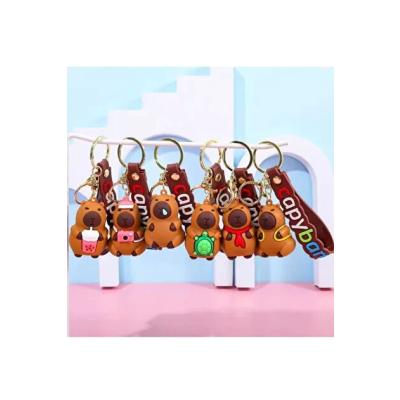 Cappybara silikon anahtarlık 