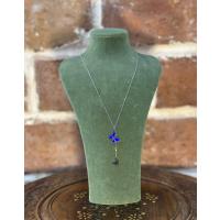 ÇELİK KELEBEK MİNELİ Y KOLYE 