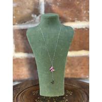 ÇELİK KELEBEK MİNELİ Y KOLYE 