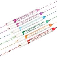 Çift başlıklı şekilli yazan fosforlu kalem