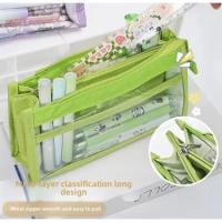 Çok bölmeli şeffaf kalem kutu