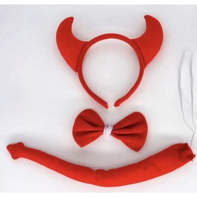 Cosplay parti taç-papyon-kuyruk  aksesuar seti
