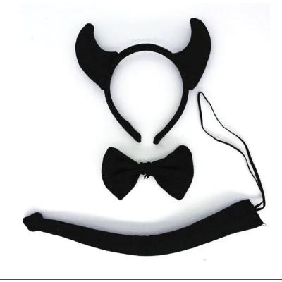 Cosplay Parti taç-papyon-kuyruk aksesuar set