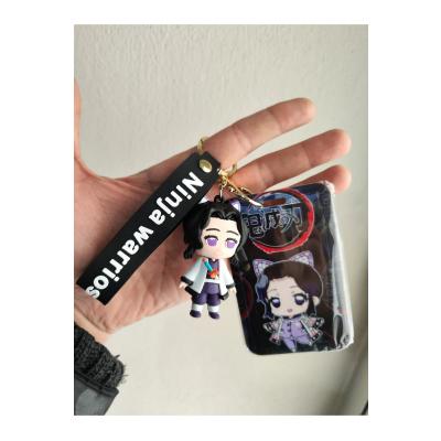 Demon slayer kartlı anahtarlık 