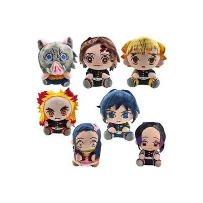 Demon slayer Kawaii peluş anahtarlık