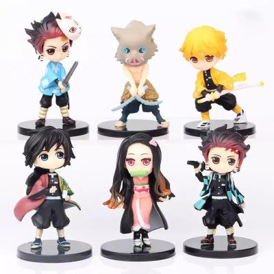 Demon slayer kimetsu no yaiba figür seti 