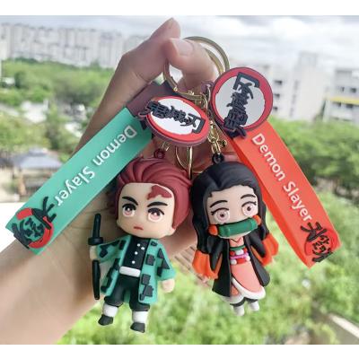 Demon slayer silikon anahtarlık