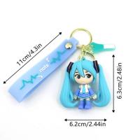 Hatsune silikon anahtarlık 