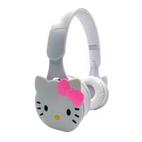 Hello Kitty Kablosuz Bluetooth Katlanabilir Kulaküstü Kulaklık Beyaz Pembe Mor