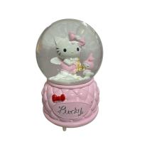 Hello Kitty My Melody Müzikli Işıklı Püskürtmeli Büyük Boy Kar Küresi