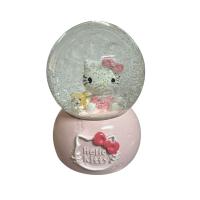 Hello Kitty Ve Sarı Ayıcık Müzikli Işıklı Büyük Boy Kar Küresi