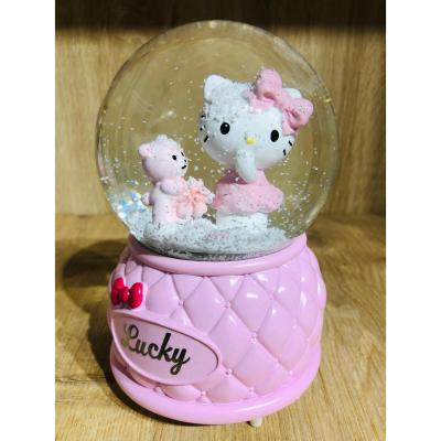 Hellokitty & ayıcık kar küresi büyük