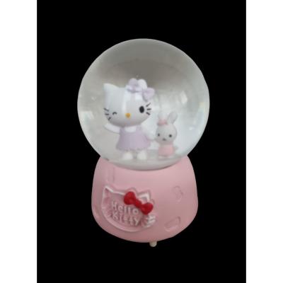 Hellokitty tavşan kar küresi orta boy