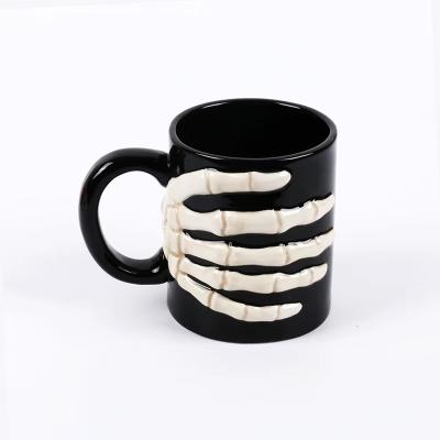 İskelet el Mug 