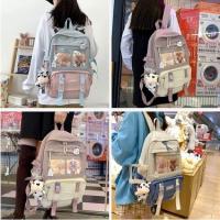 Kawaii ayıcık çok bölmeli sırt çantası 