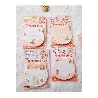 Kawaii ayıcık yapışkan notluk