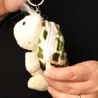 Kawaii hayvan cüzdan peluş anahtarlık 