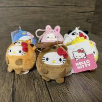 Kawaii hayvan tulumlu hellokitty anahtarlık 