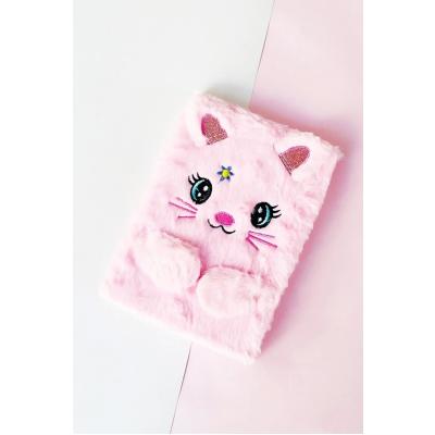 Kawaii kedi peluş defter 