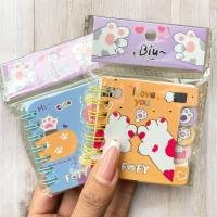 Kawaii spiralli ayraçlı not defteri 