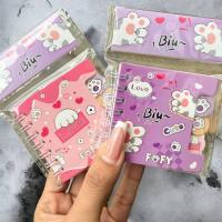 Kawaii spiralli ayraçlı not defteri 