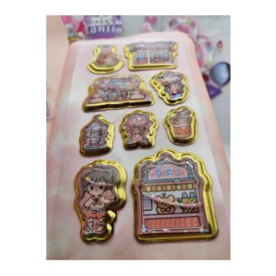 Kawaii sulu simli sticker