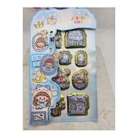 Kawaii sulu simli sticker