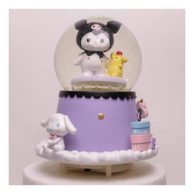 Kuromi&purin kar küresi büyük boy 