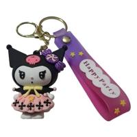 Kuromi silikon anahtarlık 