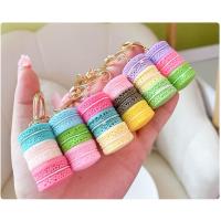 Macaron anahtarlık