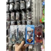 Marvel anime yeni 3 d dönen metal anahtarlık modelleri 