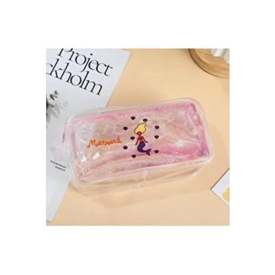 Mermaid sulu ve simli kalem kutu