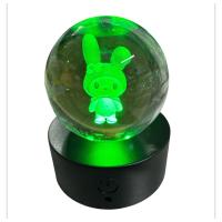 My Melody Işıklı Renk Değiştiren Şarjlı Kristal Cam Küre