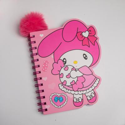 My melody spiralli ponponlu defter