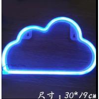 Neon Bulut Duvar Gece Lambası 