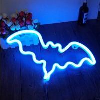 Neon Yarasa Duvar Gece lambası 