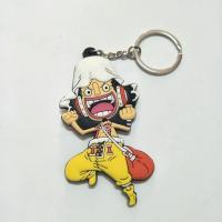 One piece çift yönlü silikon anahtarlık 