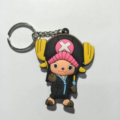 One piece luffy çift yönlü anahtarlık 
