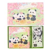 Pandalar Hediyelik set Yeşil/Pembe