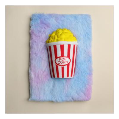 Patlamış mısır peluş squishy defter 
