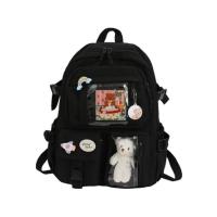 Peluş ayıcıklı yüksek kapasite sırt çantası