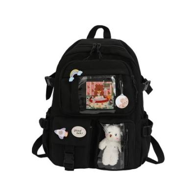 Peluş ayıcıklı yüksek kapasite sırt çantası